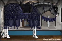 Horse Color:Silver Smoky Blue Roan Sabino Splash