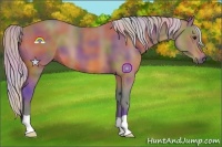 Horse Color:Nacre Watercolor Silver Bay