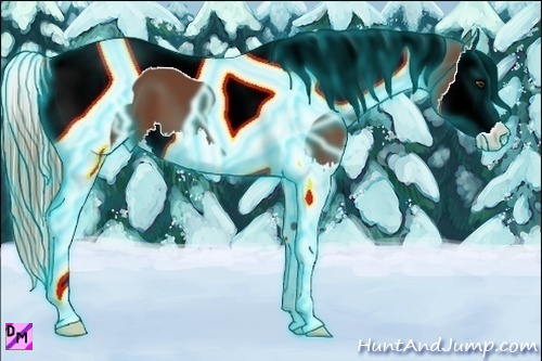 Horse Color:Thunderstruck Chestnut Sabino Splash Tobiano 