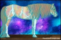 Horse Color:Nacre Thunderstruck Gold Champagne Dun 