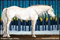 Horse Color:White Spotted Gold Cream Champagne Ice Pearl Frame 