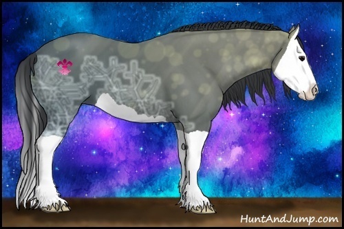 Horse Color:Black Ice Splash 