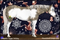 Horse Color:Silver Classic Champagne Ice Dun Splash Frame