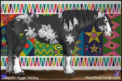 Horse Color:Black Ice Splash 