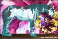 Horse Color:Thunderstruck Blue Roan Frame 