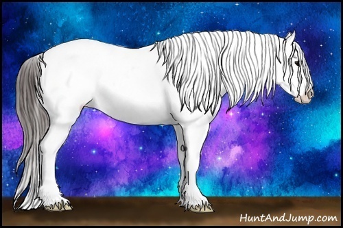Horse Color:White Spotted Brown Tobiano Frame Blanket Rabicano 