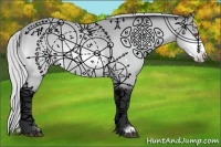 Horse Color:Silver Bay Chinchilla Frame 