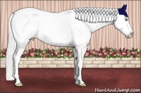 Horse Color:White Spotted Silver Smoky Creme Blanket 