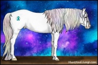 Horse Color:Nacre Silver Buckskin Frame Varnish 
