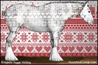 Horse Color:White Spotted Liver Red Roan Splash 