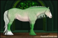 Horse Color:Watercolor Silver Brown Chinchilla Dun Sabino Splash 