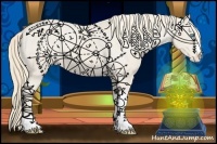 Horse Color:Smoky Creme Varnish