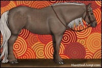 Horse Color:Silver Black 