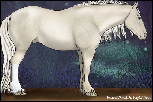 Horse Color:Chocolate Palomino Pearl Rabicano 