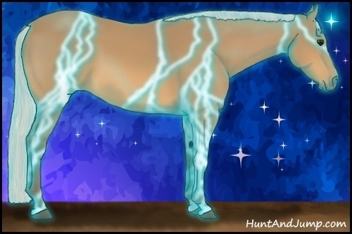 Horse Color:Thunderstruck Silver Buckskin 