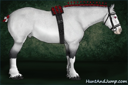 Horse Color:Silver Bay Chinchilla Roan Splash 