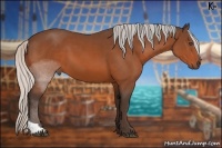 Horse Color:Silver Bay Tobiano 