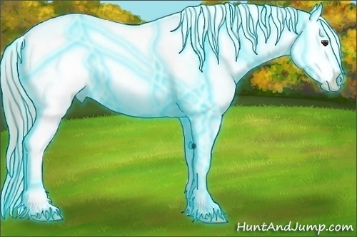 Horse Color:Thunderstruck Chocolate Palomino Near Leopard
