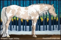 Horse Color:White Spotted Palomino Pearl