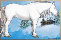 Horse Color:Chocolate Palomino Onyx Snowflake Varnish  and Chocolate Palomino Onyx Snowflake Varnish 