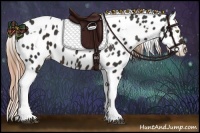 Horse Color:Liver Chestnut Tobiano Snowflake Varnish and Liver Chestnut Tobiano Snowflake Varnish
