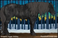 Horse Color:Black Ice Brindle
