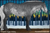 Horse Color:Silver Black Chinchilla 
