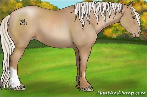 Horse Color:Silver Black Pearl 