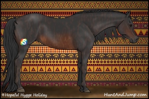 Horse Color:Brown Rabicano  Brindle