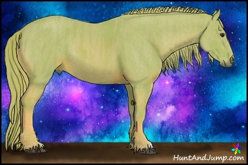 Horse Color:Watercolor Chestnut Rabicano  Brindle