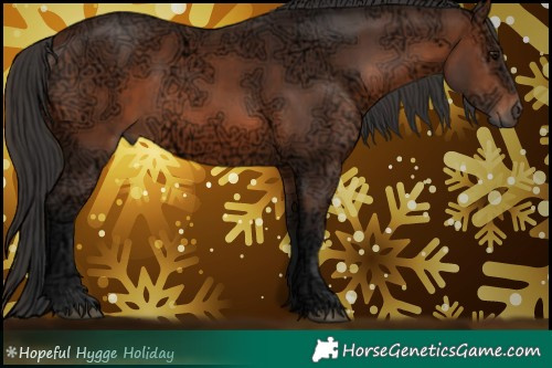 Horse Color:Brown Ice Rabicano  and Brown Ice Rabicano 