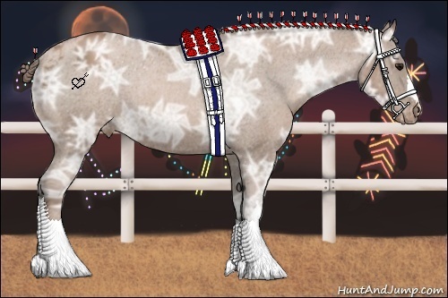 Horse Color:Black Ice Pearl Appaloosa 