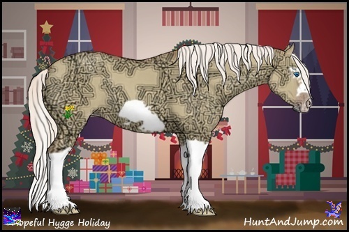 Horse Color:Silver Classic Champagne Ice Dun Splash Frame 