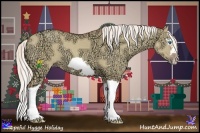 Horse Color:Silver Classic Champagne Ice Dun Splash Frame