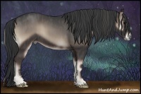 Horse Color:Blue Onyx Brindle
