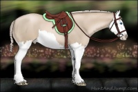 Horse Color:Chocolate Palomino Pearl Splash 