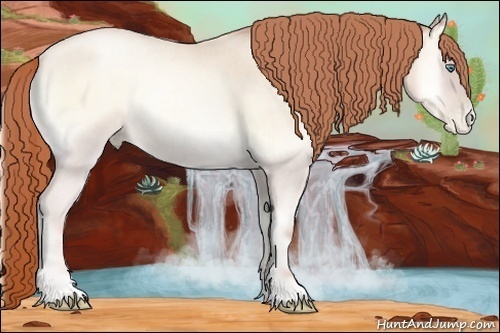 Horse Color:Classic Cream Champagne Roan Pearl Onyx 