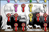 Horse Color:Gray Silver Bay Sabino Tobiano 