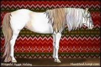 Horse Color:Nacre White Spotted Gold Champagne Dun