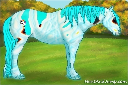 Horse Color:Thunderstruck Cremello Splash 