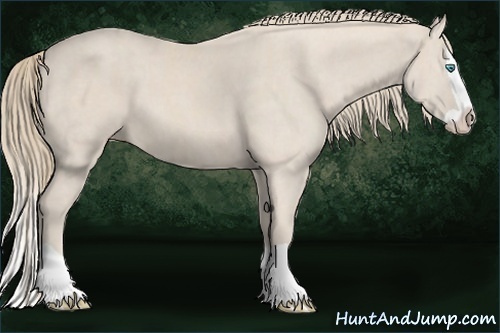 Horse Color:Smoky Creme Splash Brindle