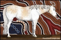 Horse Color:White Spotted Silver Sable Champagne Ice Splash 