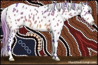 Horse Color:Watercolor Bay Appaloosa 