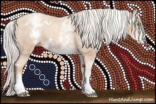 Horse Color:White Spotted Silver Classic Champagne Varnish 