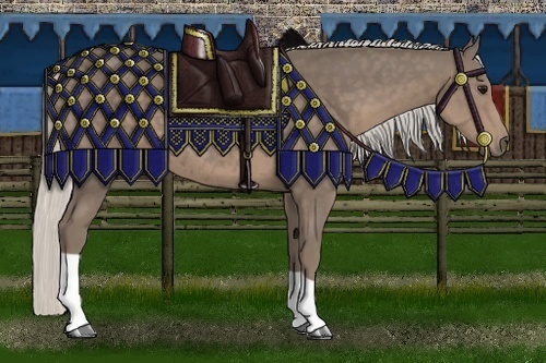 Horse Color:Silver Smoky Black 