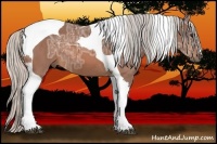 Horse Color:Silver Bay Ice Tobiano