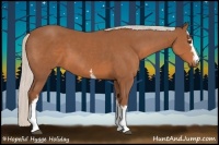 Horse Color:White Spotted Silver Bay 