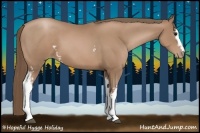 Horse Color:White Spotted Black Pearl Sabino