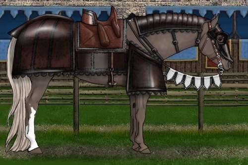 Horse Color:Silver Black 