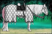 Horse Color:Watercolor Red Dun Ice Sabino Appaloosa 